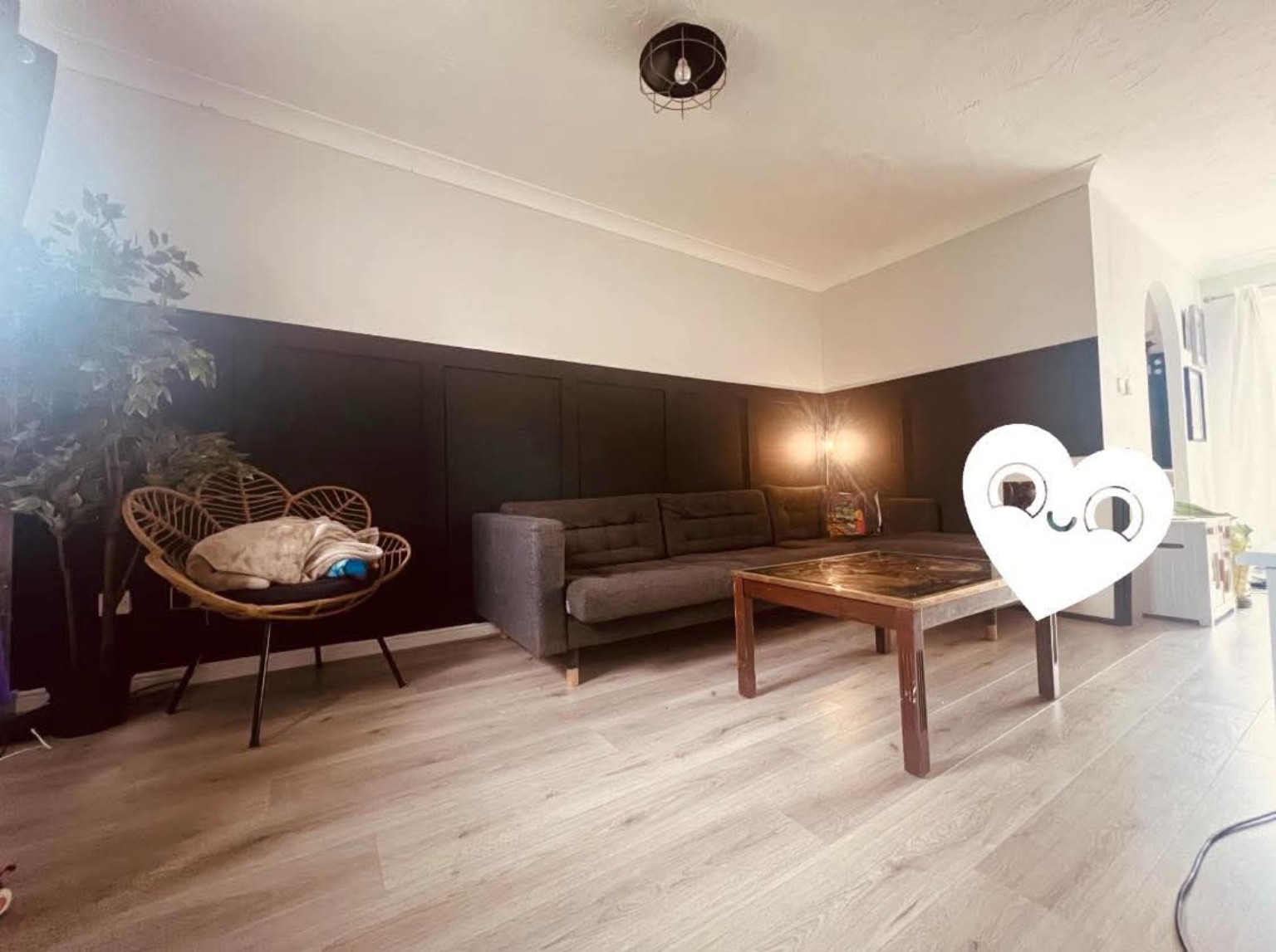 Real wall panelling work